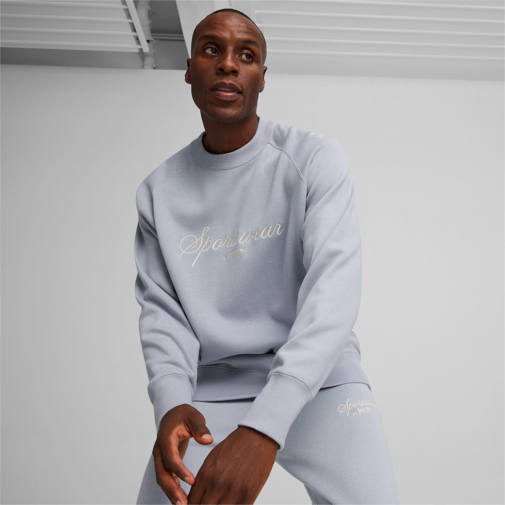 CLASSICS Men s Sweatshirt Gray Fog PUMA SHOP ALL PUMA PUMA